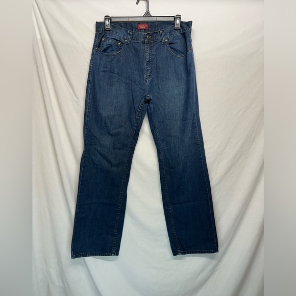 Men’s Perry Ellis Premium Denim Jeans - Size‎ 34x30 - Dark Wash 100% Cotton - Picture 7 of 12